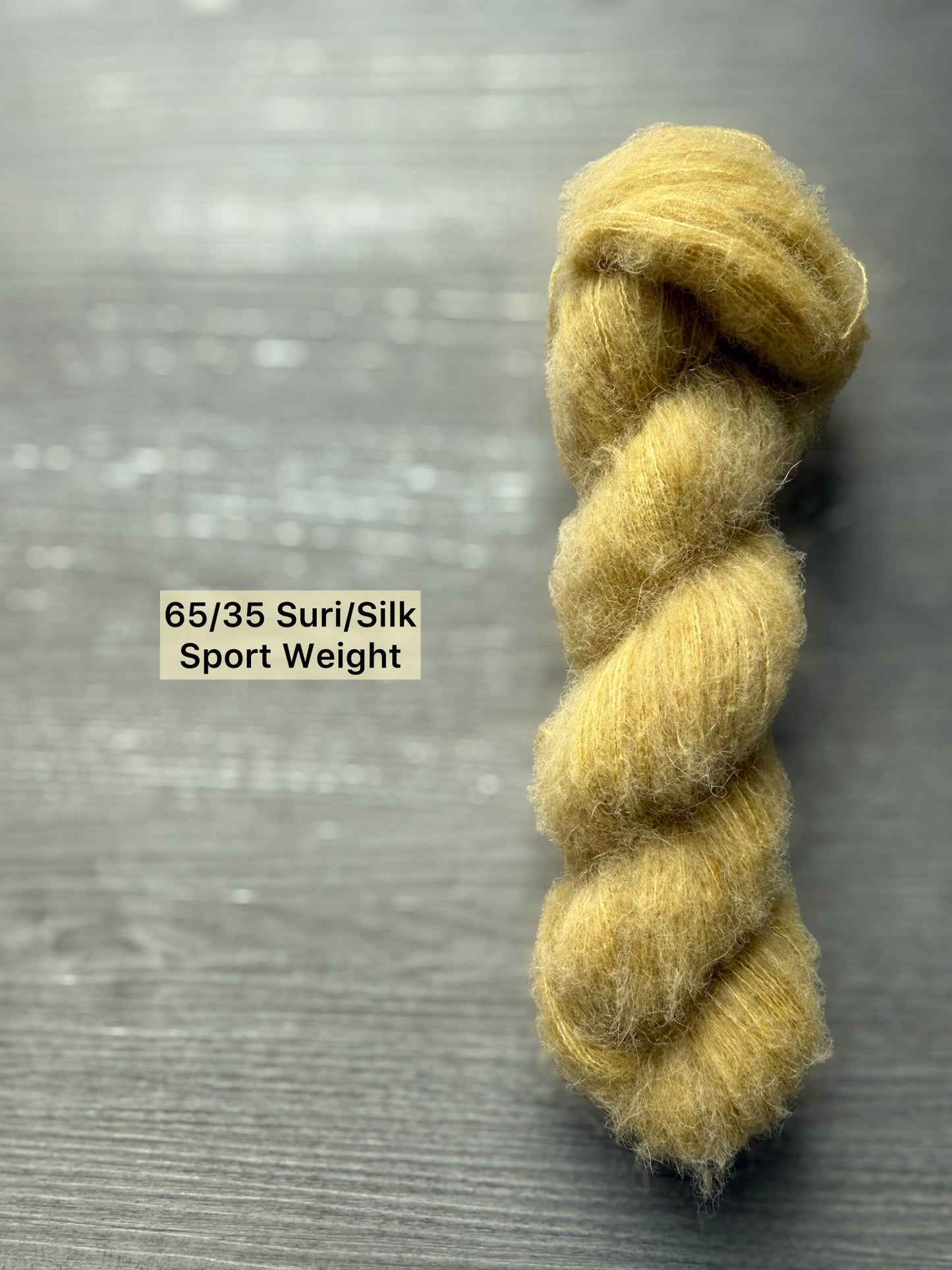 Mimosa Yellow Artisan Hand Dyed Merino Wool Yarn