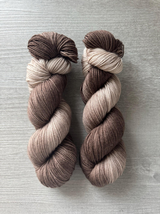 Mocaccino Artisan Ombre Hand Dyed Merino Wool Yarn