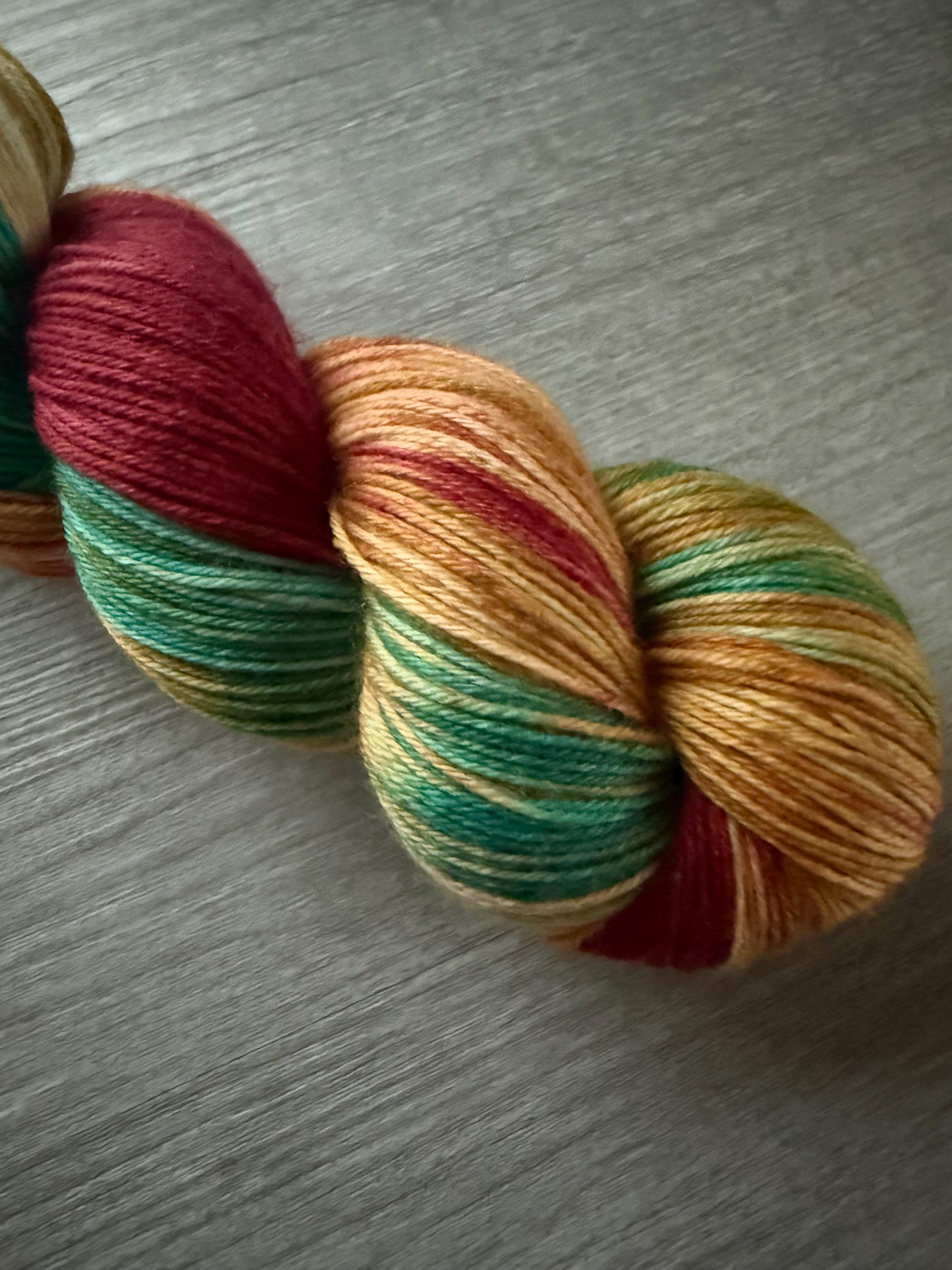 Moroccan Tile Artisan Hand Dyed Merino Wool Yarn