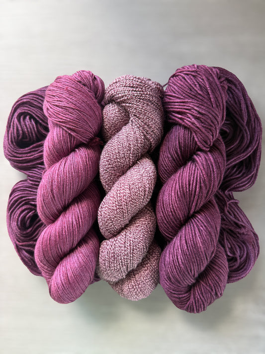 Mulberry Street Artisan Hand Dyed Merino Wool Yarn