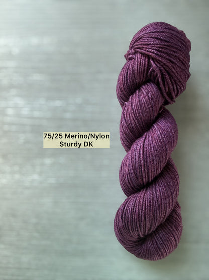 Mulberry Street Artisan Hand Dyed Merino Wool Yarn