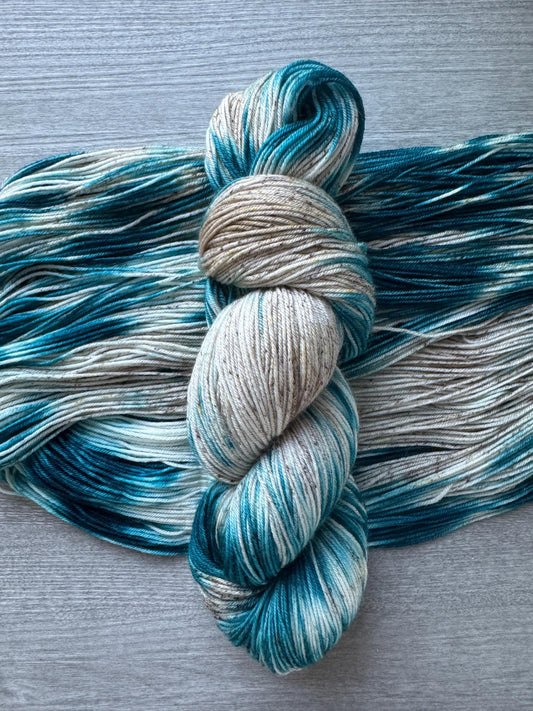 Where The Ocean Meets The Sand Artisan Hand Dyed Yarn