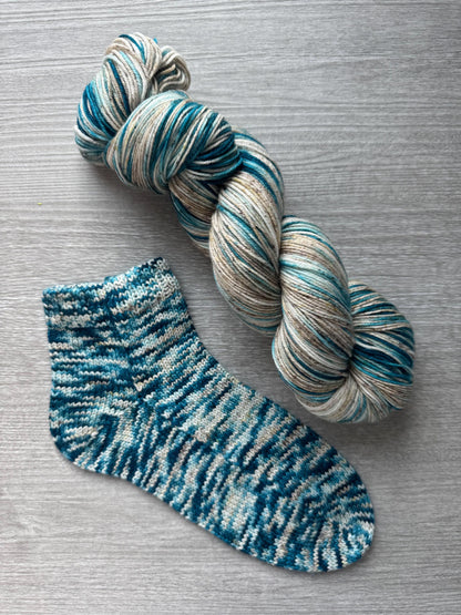 Where The Ocean Meets The Sand Artisan Hand Dyed Yarn