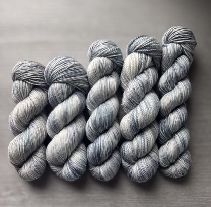 Overcast Days Artisan Hand Dyed Merino Wool Yarn
