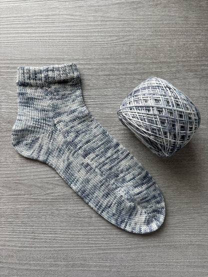 Overcast Days Artisan Hand Dyed Merino Wool Yarn