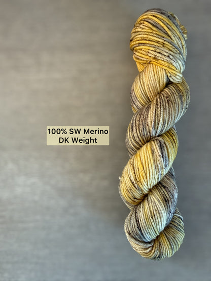 Painted Lady Artisan Hand Dyed Merino Wool Yarn