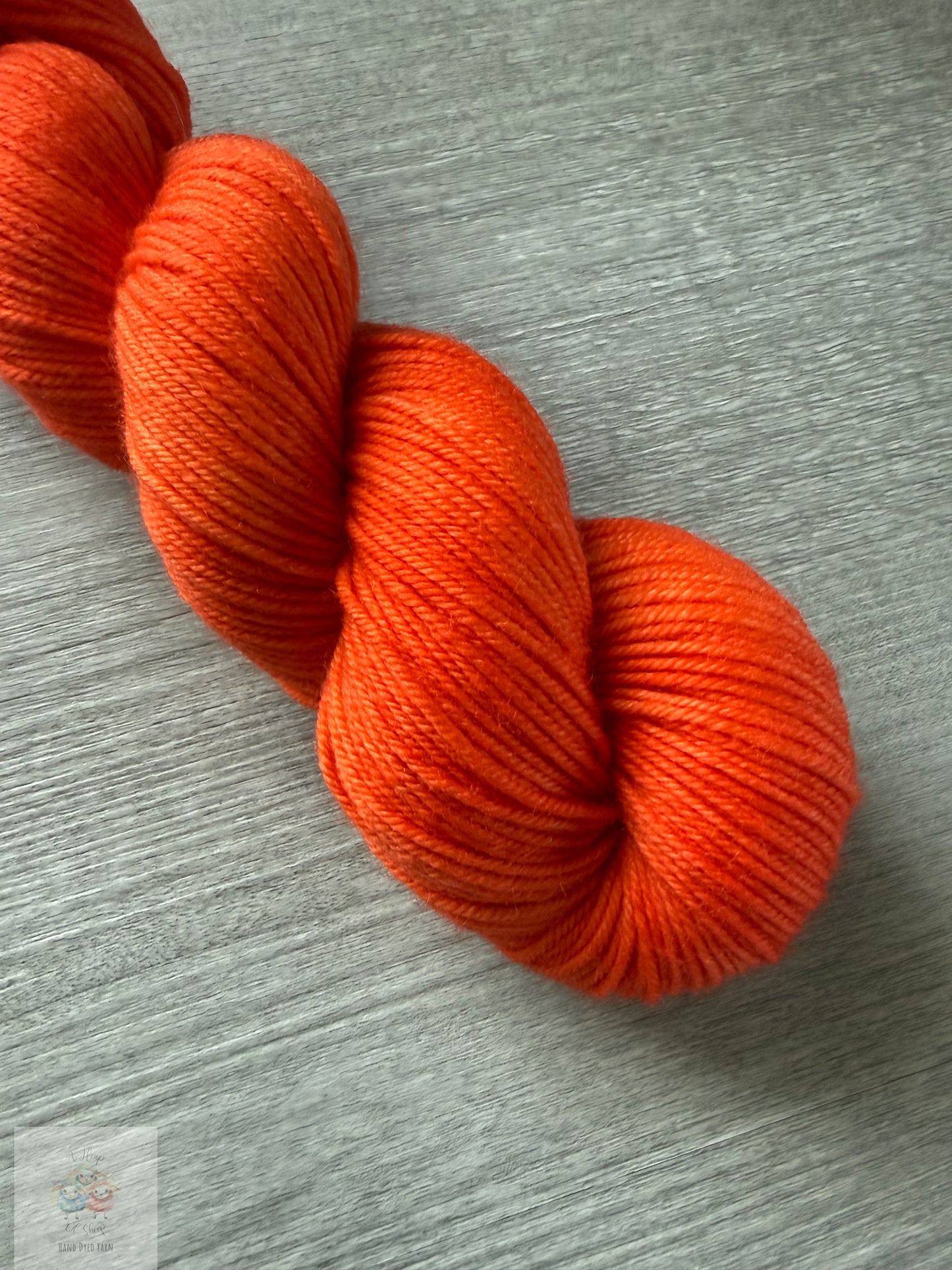 Persimmon Artisan Hand Dyed Merino Wool Yarn
