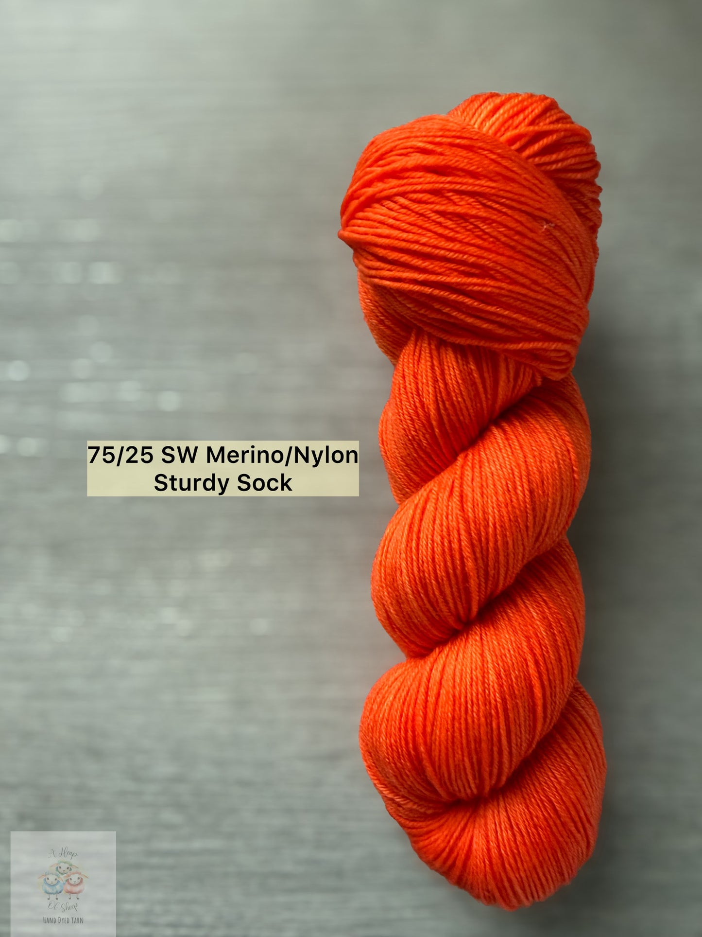 Persimmon Artisan Hand Dyed Merino Wool Yarn