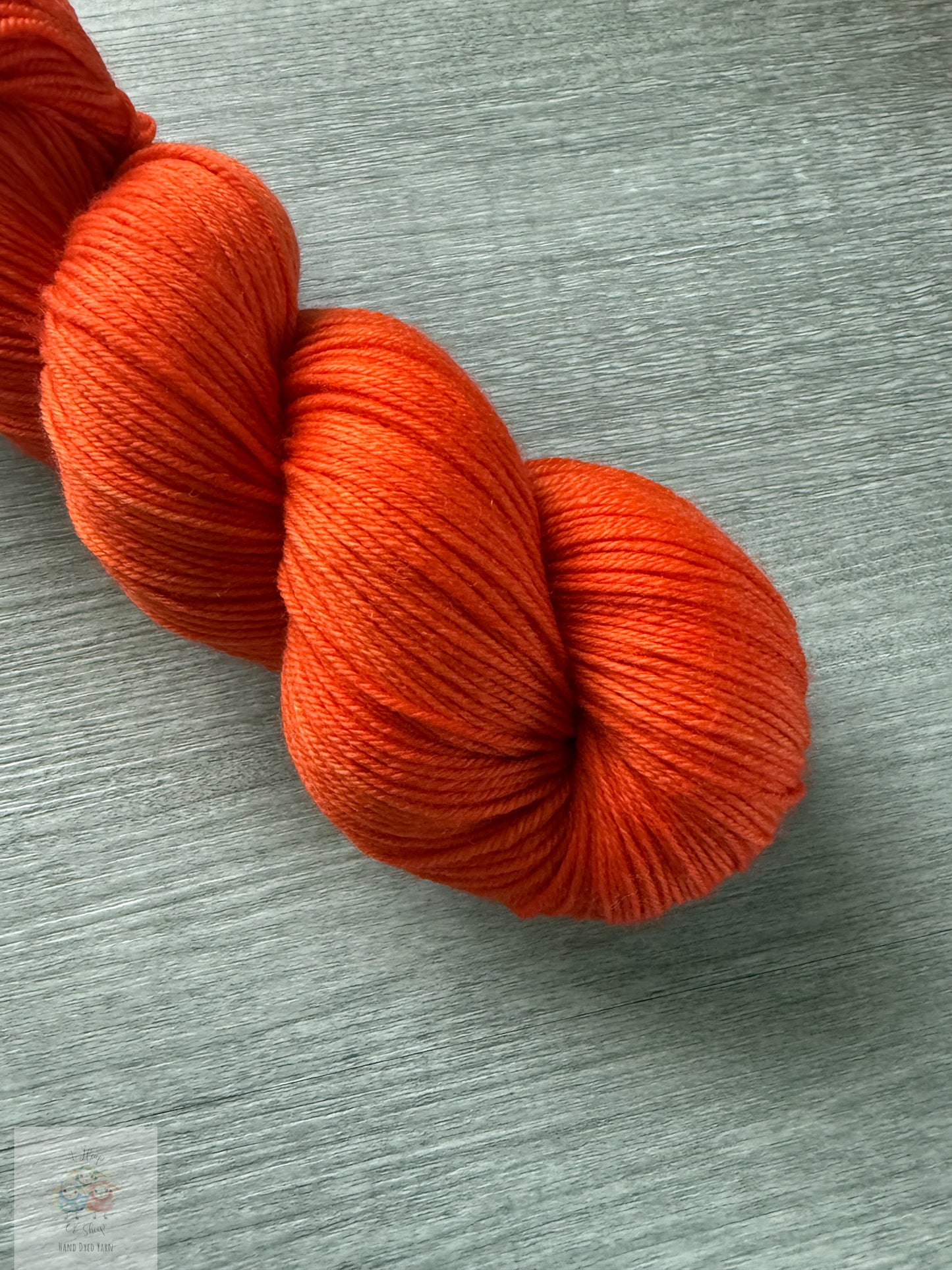 Persimmon Artisan Hand Dyed Merino Wool Yarn