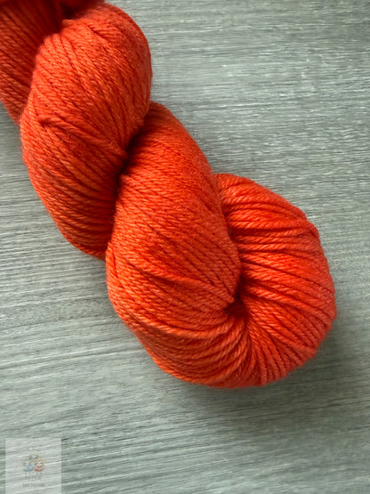 Persimmon Artisan Hand Dyed Merino Wool Yarn