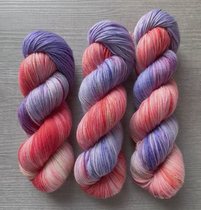 Miyabi Rose Artisan Dyed Merino Wool Yarn