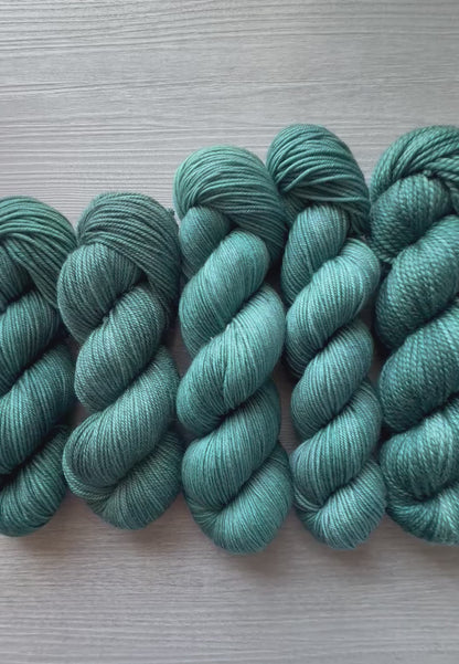 Winter Pine Artisan Hand Dyed Merino Wool Yarn