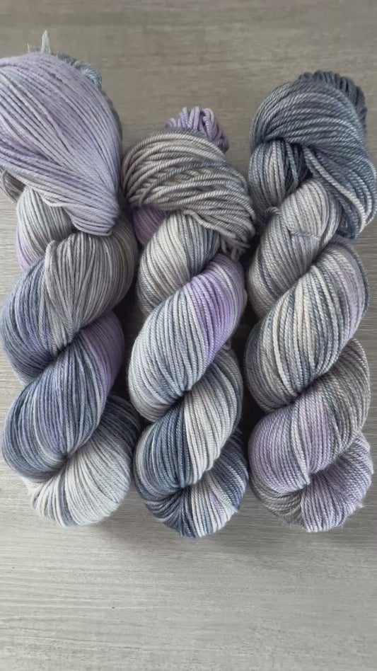 Echoes Of Twilight Artisan Hand Dyed Merino Wool Yarn