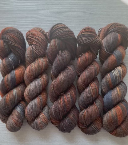 Rusty Nail Artisan Hand Dyed Merino Wool Yarn