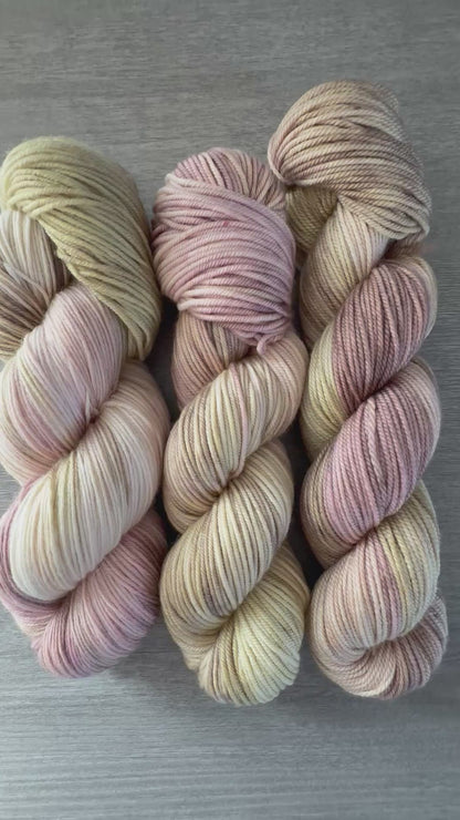 Veil Of Serenity Artisan Hand Dyed Merino Wool Yarn