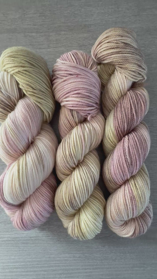 Veil Of Serenity Artisan Hand Dyed Merino Wool Yarn