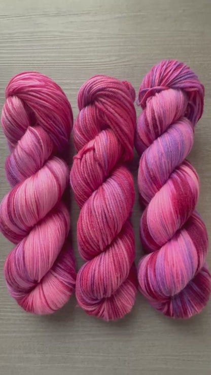 Love Struck Artisan Hand Dyed Merino Wool Yarn