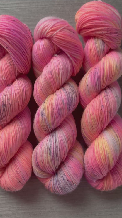 Tropical Sunset Artisan Dyed Merino Wool Yarn