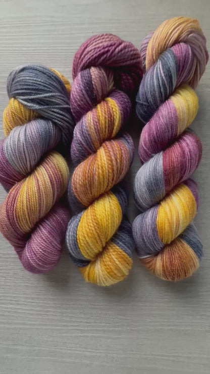 Malabar Squirrel Artisan Hand Dyed Merino Wool Yarn