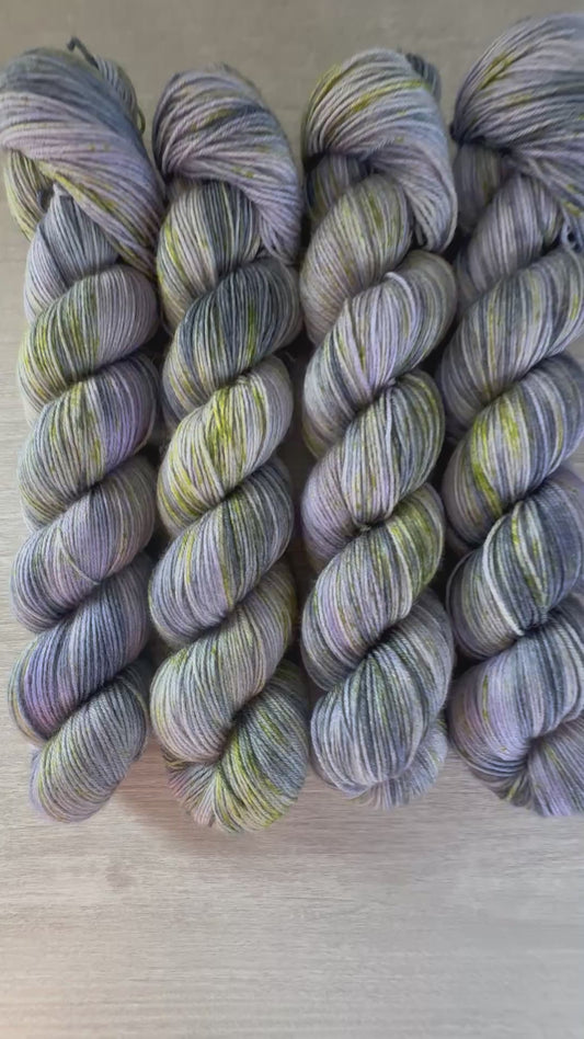 Cold As A Witch’s Kiss Artisan Dyed Merino Wool Yarn
