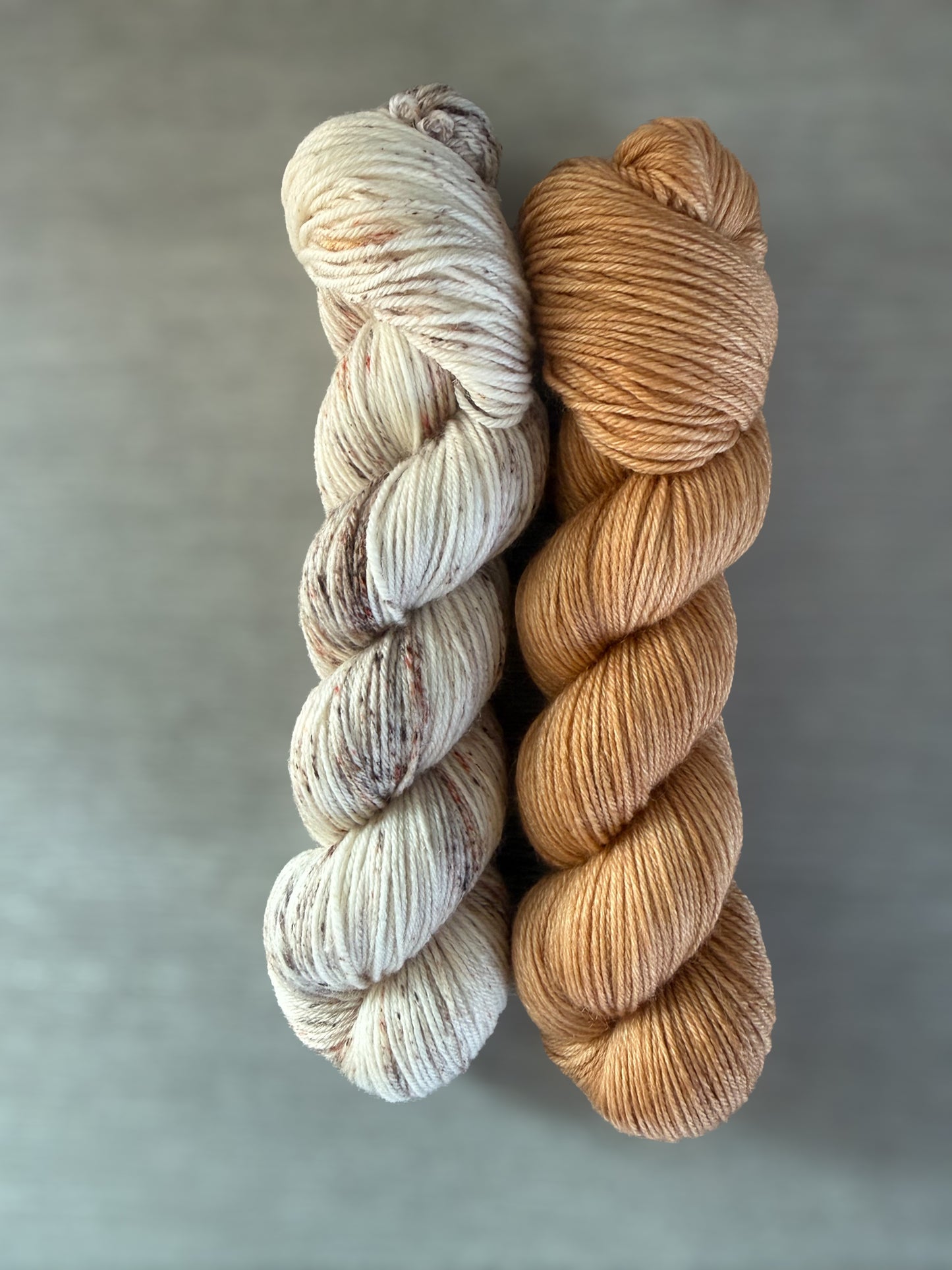 Pumpkin Spice Latte Hand Dyed Yarn Mini Skein Set - Limited Edition