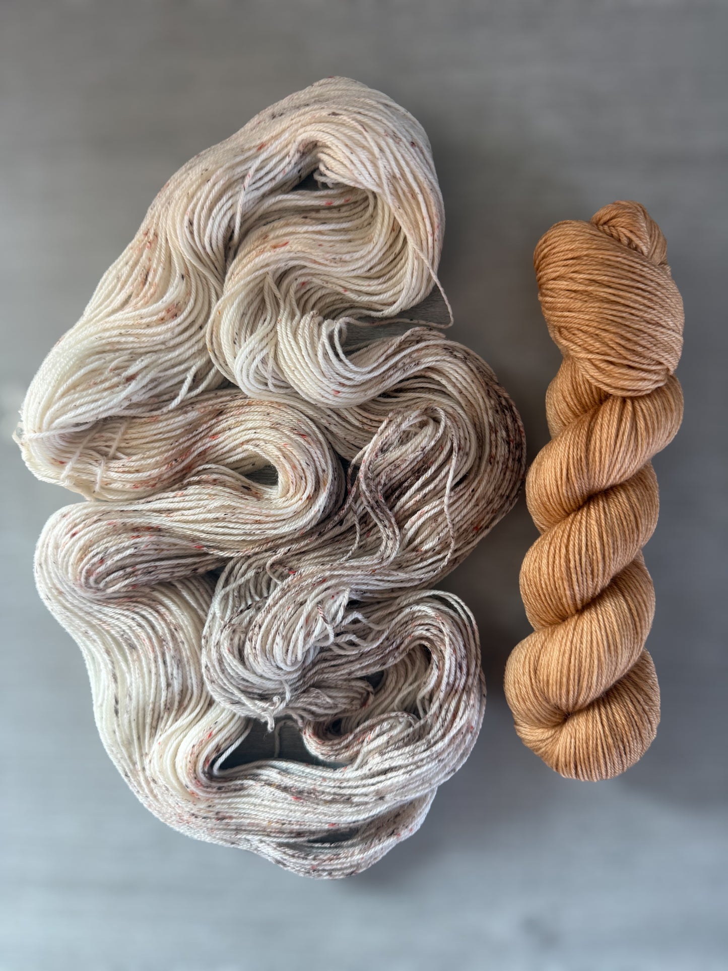 Pumpkin Spice Latte Hand Dyed Yarn Mini Skein Set - Limited Edition