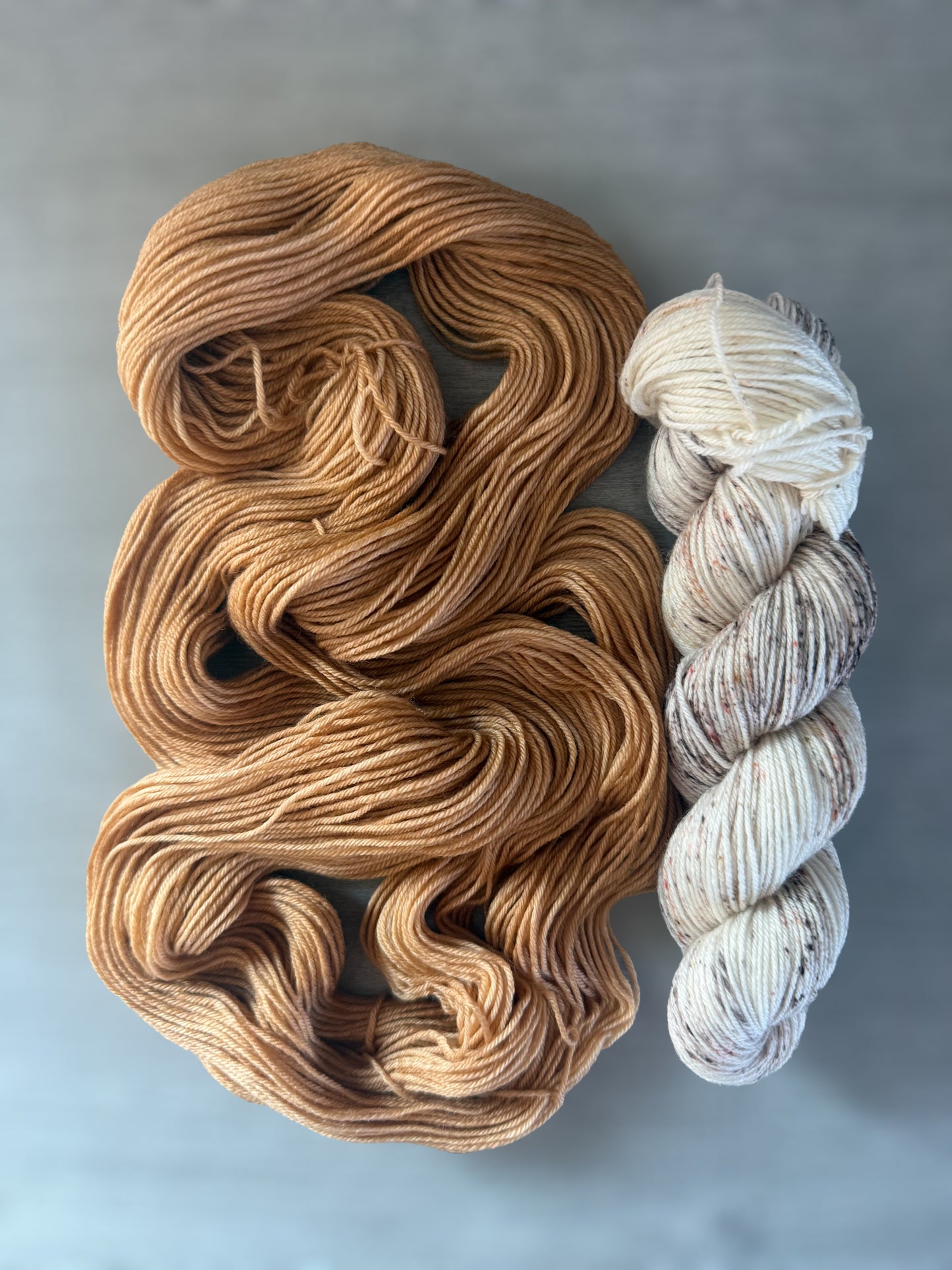 Pumpkin Spice Latte Hand Dyed Yarn Mini Skein Set - Limited Edition