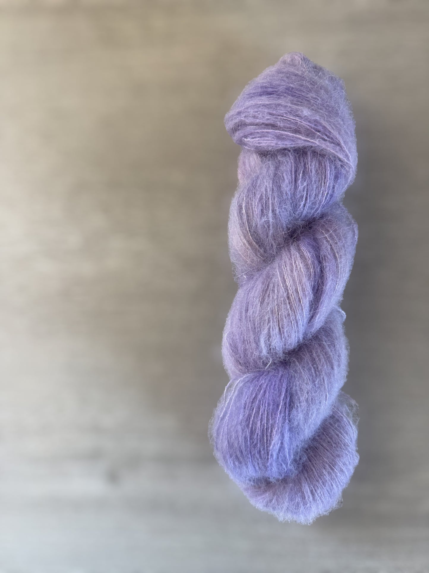 Purple Haze Suri/Silk Artisan Hand Dyed Yarn