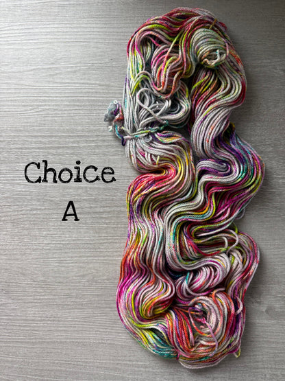 Graffiti Hand Dyed Merino Yarn - Ready To Ship