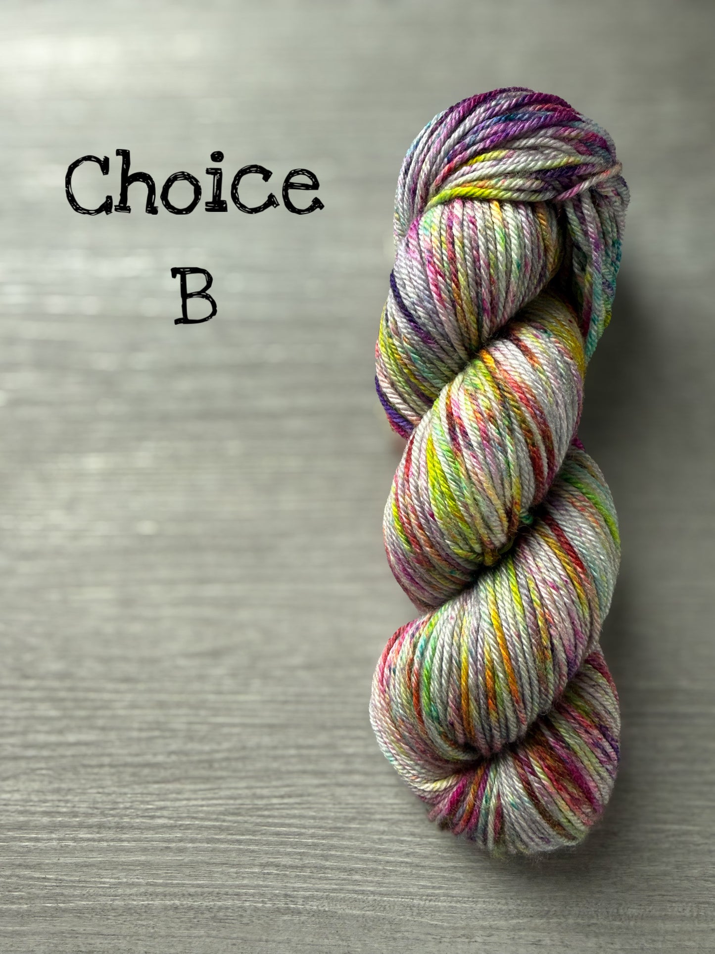 Graffiti Hand Dyed Merino Yarn - Ready To Ship
