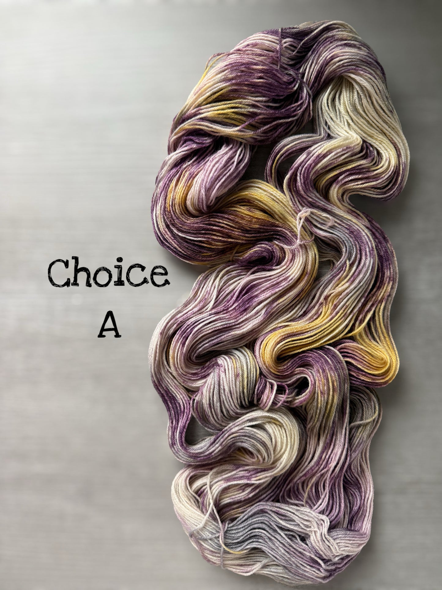 Fancy Pansy Hand Dyed Merino Yarn - Ready To Ship