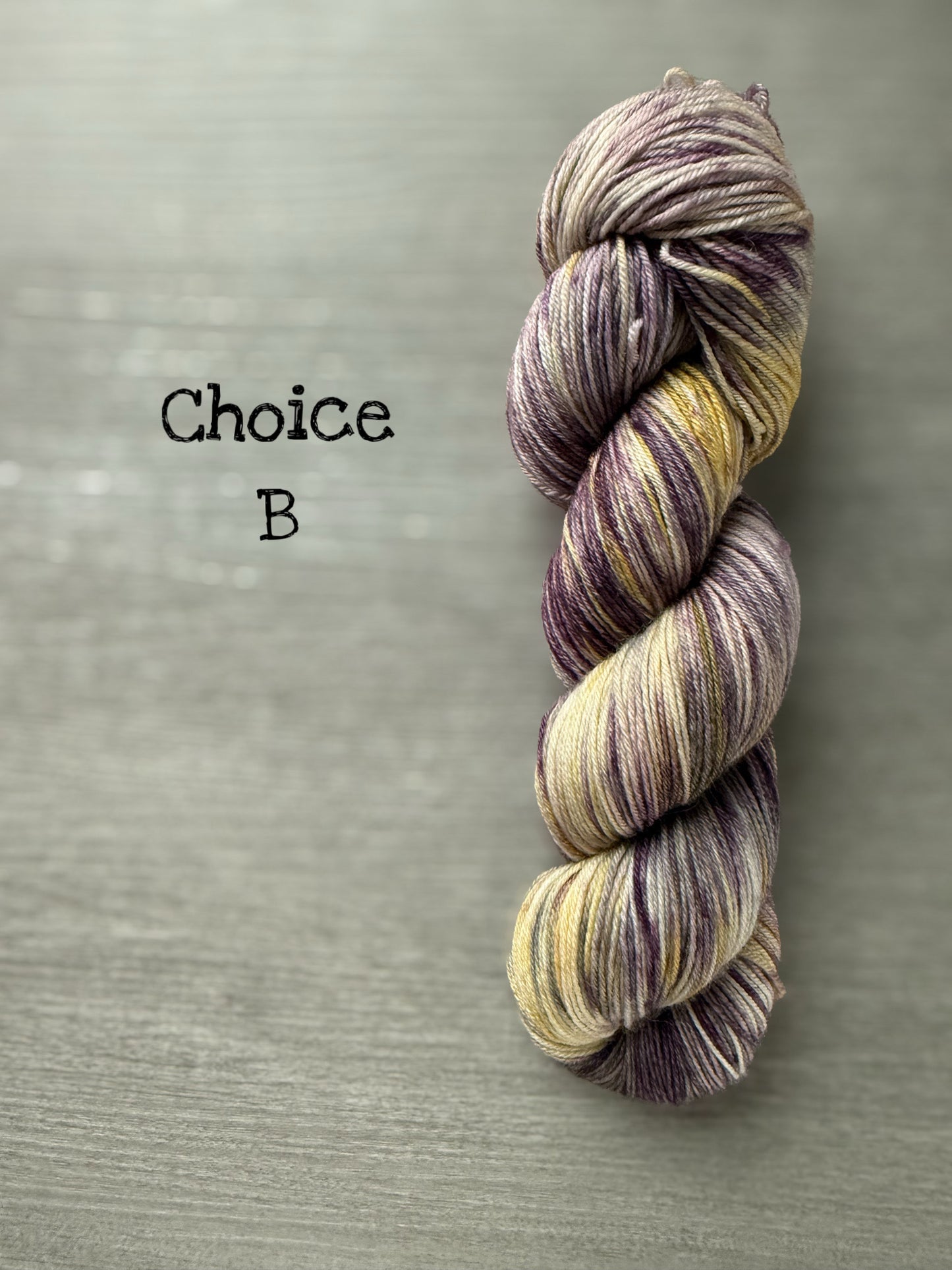 Fancy Pansy Hand Dyed Merino Yarn - Ready To Ship
