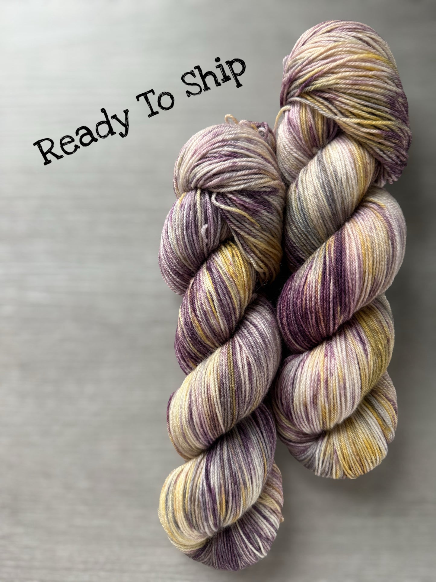 Fancy Pansy Hand Dyed Merino Yarn - Ready To Ship