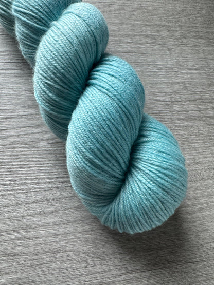 Robyn's Egg Blue Artisan Hand Dyed Merino Wool Yarn