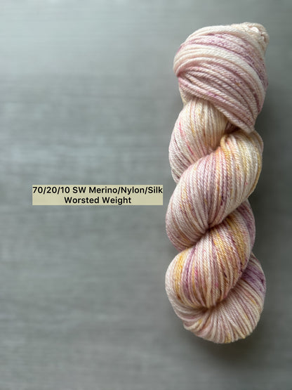 Romance Novel Speckled Hand Dyed Merino Wool Yarn