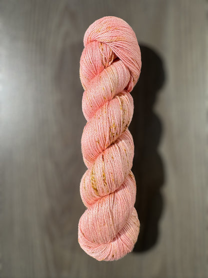 Yak and Silk Artisan Hand Dyed Light Fingering Weight Yarn