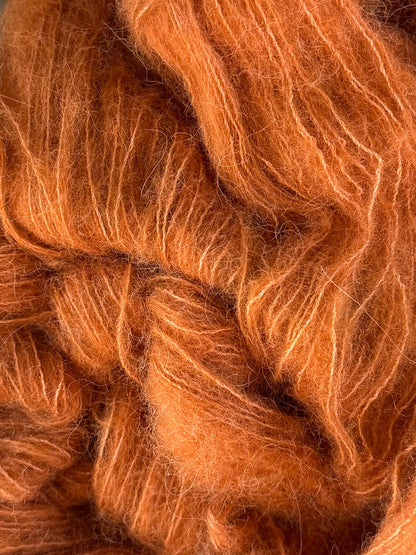 Rusty Griswold Suri/Silk Artisan Hand Dyed Yarn