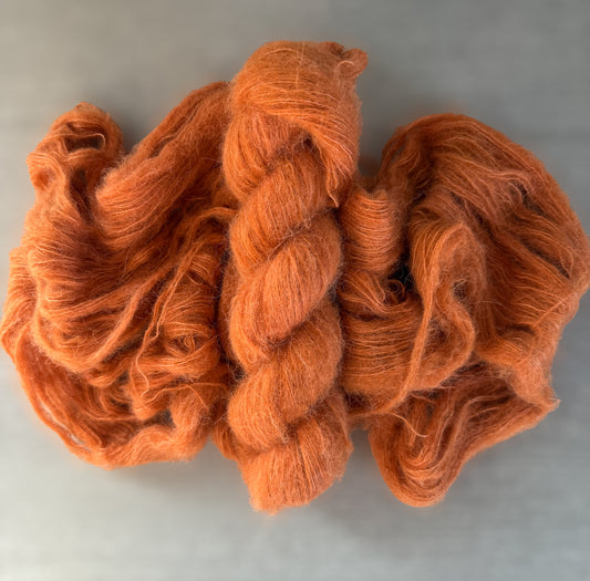 Rusty Griswold Suri/Silk Artisan Hand Dyed Yarn