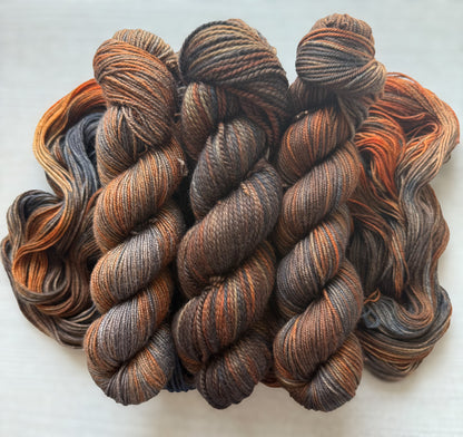 Rusty Nail Artisan Hand Dyed Merino Wool Yarn