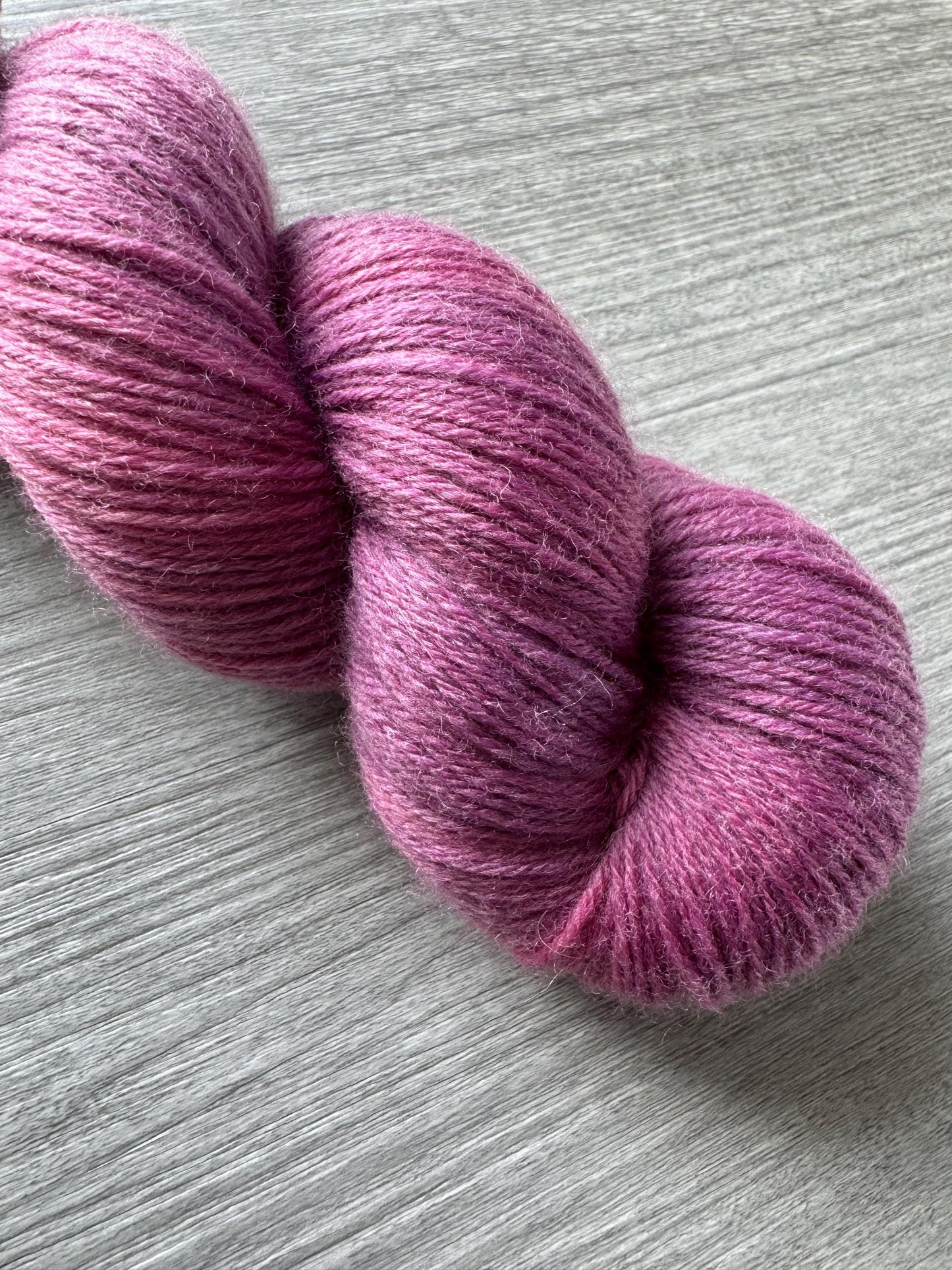 Saskatoon Berry Artisan Hand Dyed Merino Wool Yarn
