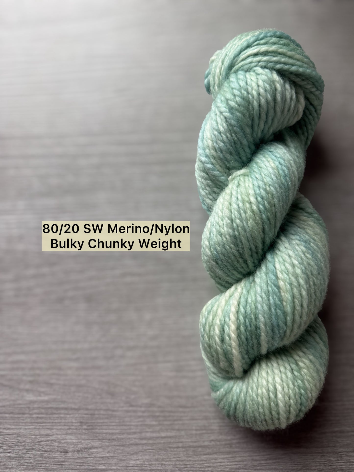 Sea Glass Artisan Hand Dyed Merino Wool Yarn