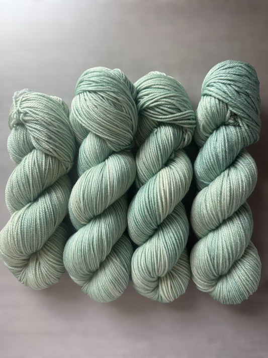Sea Glass Artisan Hand Dyed Merino Wool Yarn
