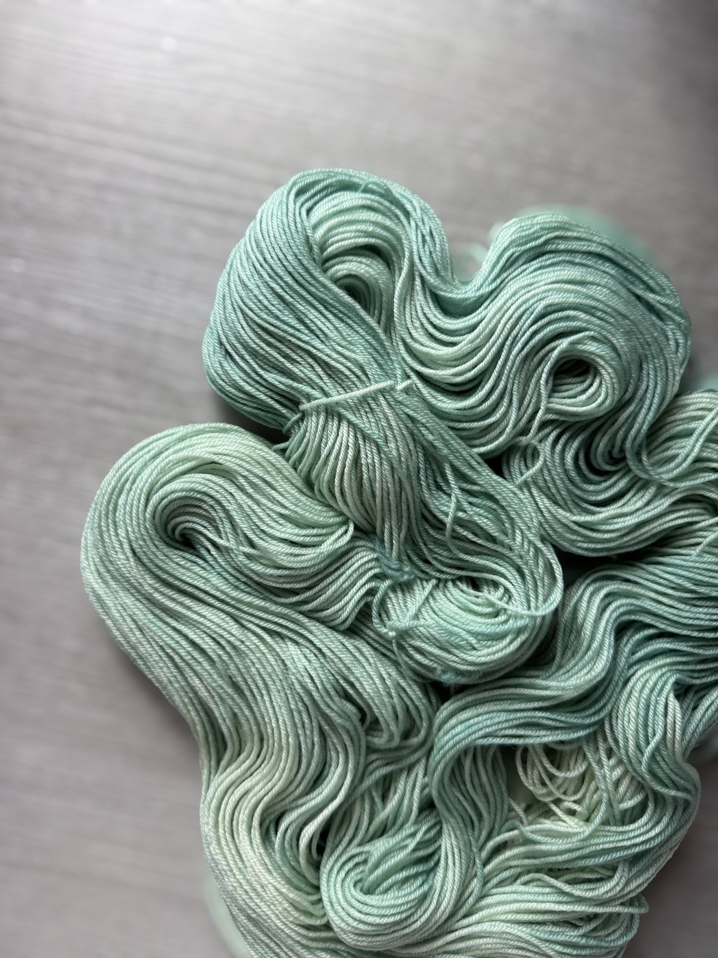 Sea Glass Artisan Hand Dyed Merino Wool Yarn