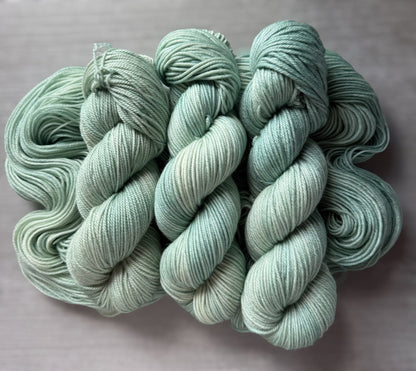 Sea Glass Artisan Hand Dyed Merino Wool Yarn