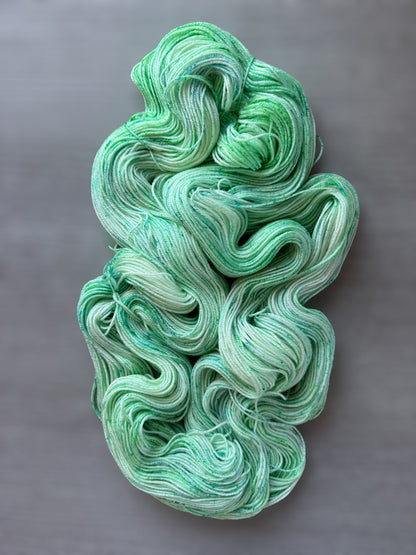 Sea Glass Speckled Hand Dyed Merino Wool Yarn
