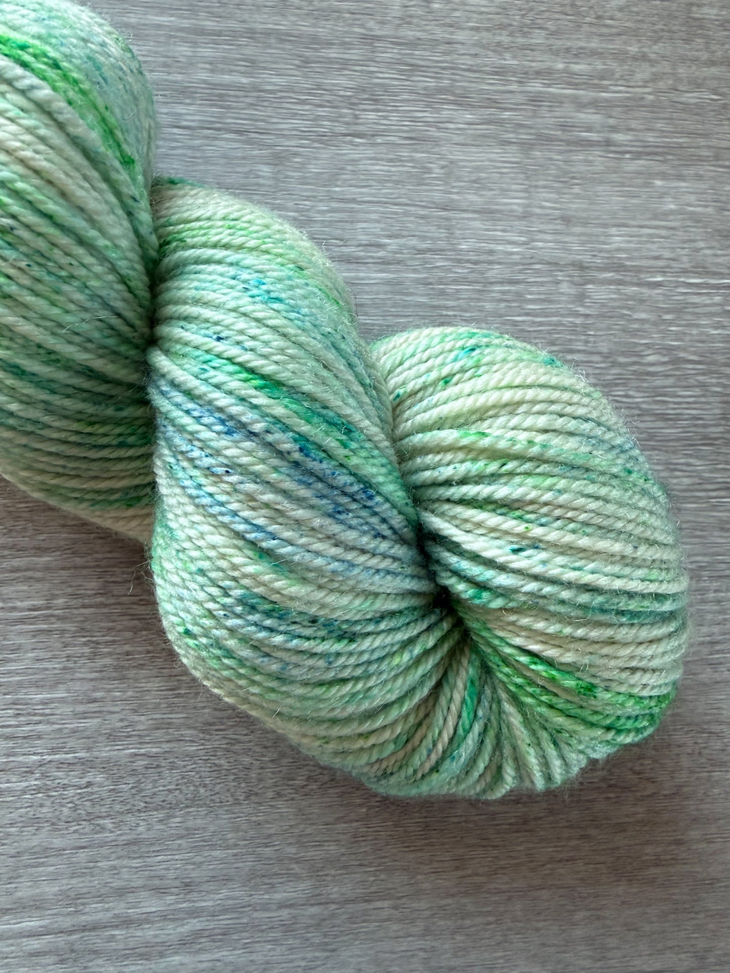 Sea Glass Speckled Hand Dyed Merino Wool Yarn