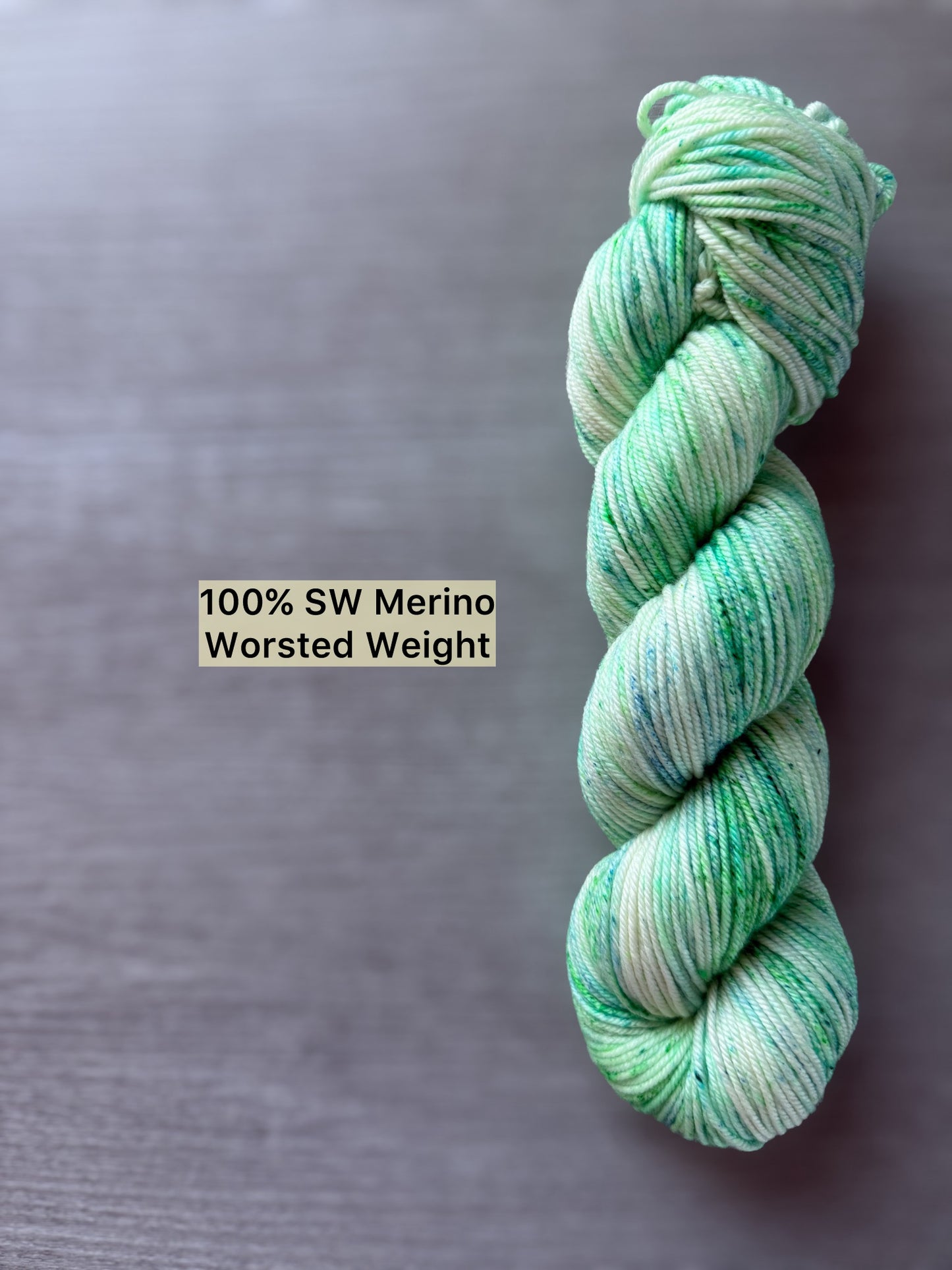 Sea Glass Speckled Hand Dyed Merino Wool Yarn