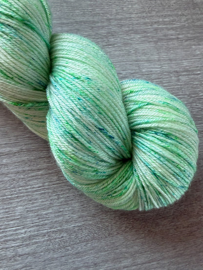Sea Glass Speckled Hand Dyed Merino Wool Yarn