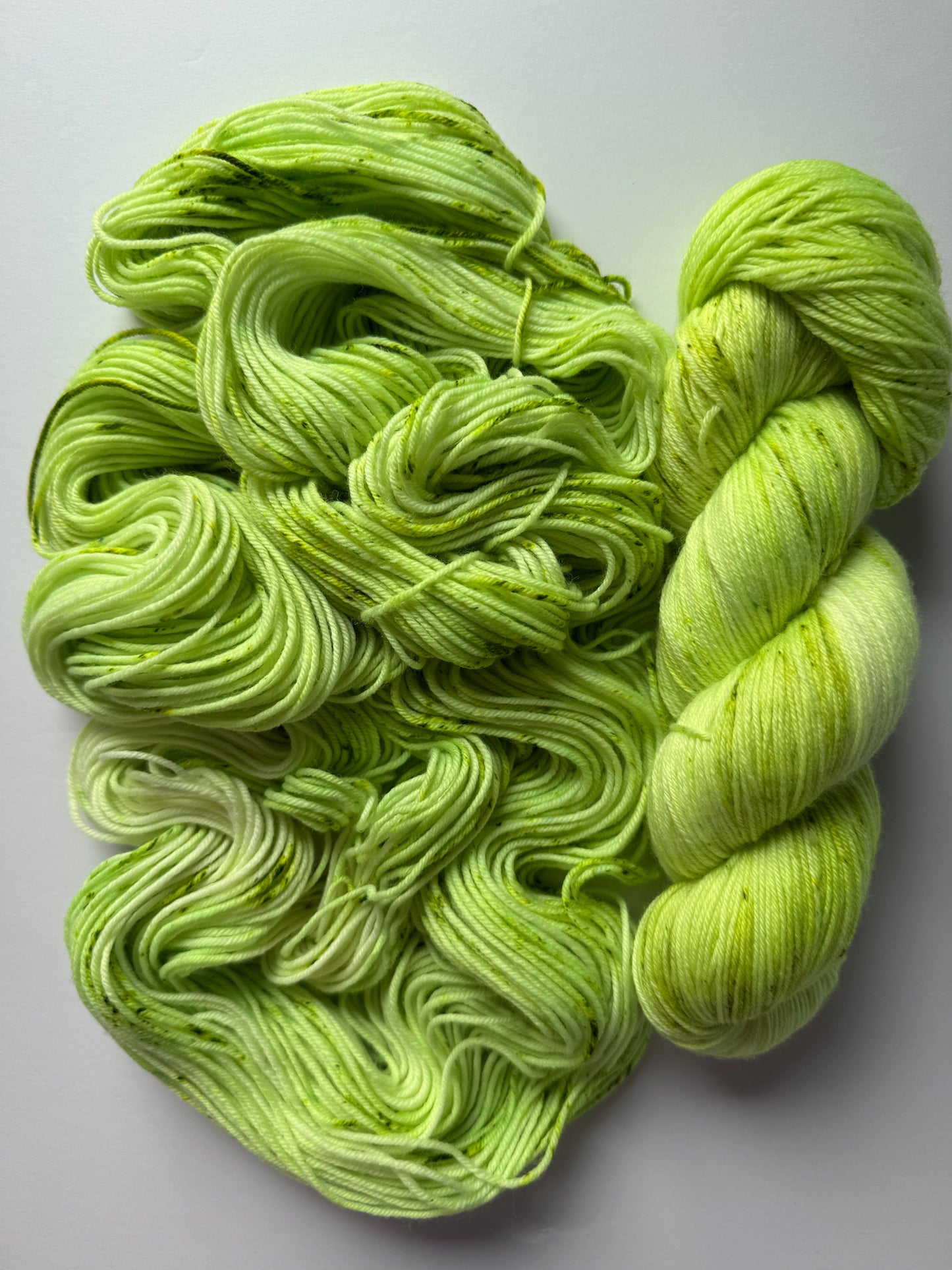 Sector 7-G Neon Hand Dyed Merino Wool Yarn