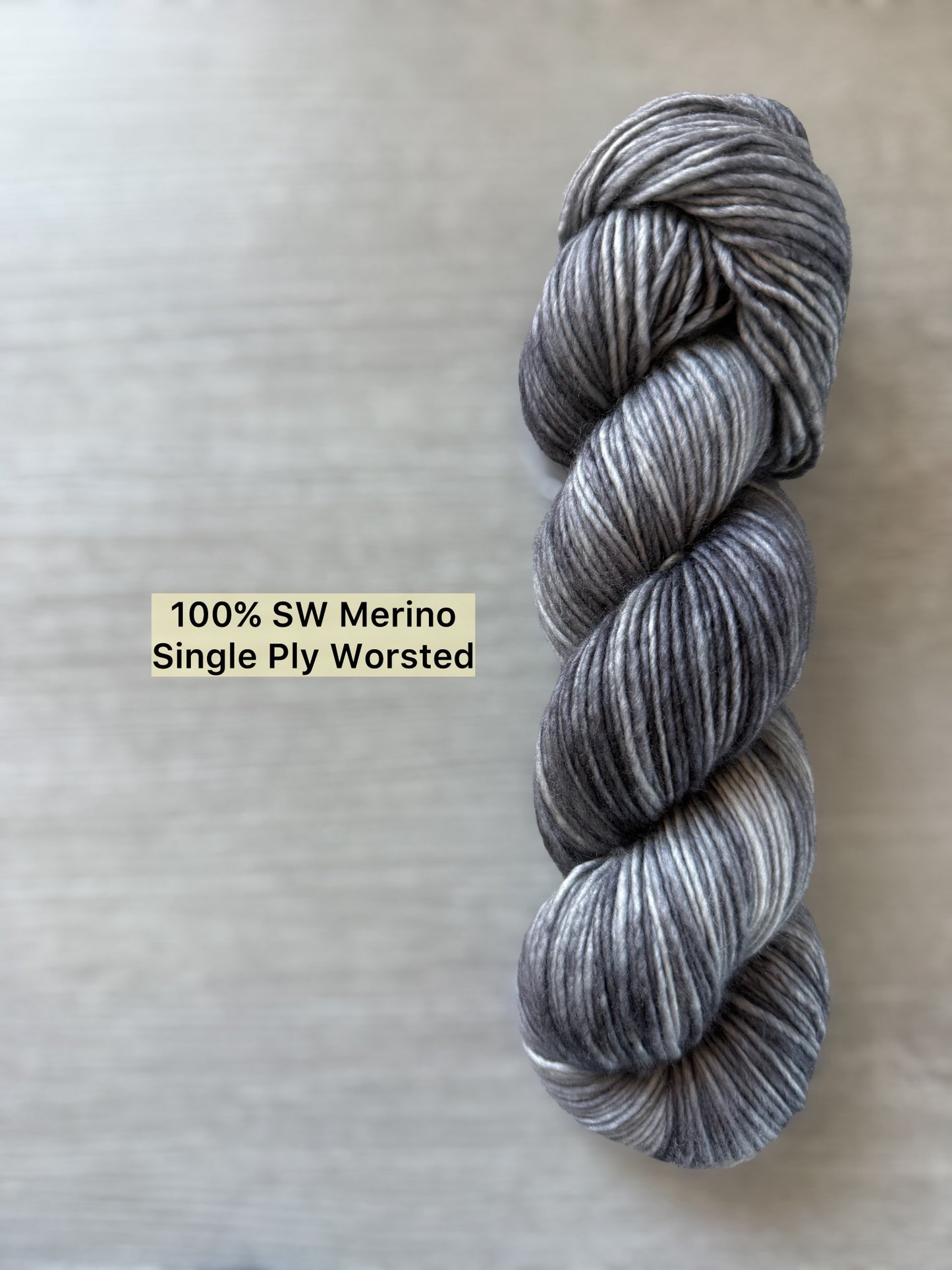 Shadow Marbled Artisan Hand Dyed Merino Wool Yarn